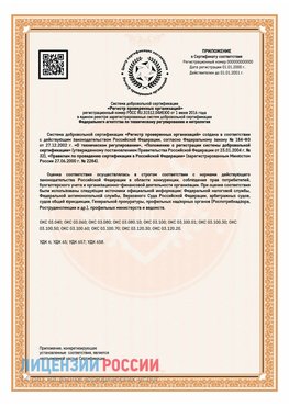 Приложение СТО 03.080.02033720.1-2020 (Образец) Балашиха Сертификат СТО 03.080.02033720.1-2020